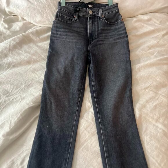 ✨NWT PAIGE Flaunt Straight Jeans in Accent - 86% OFF ✨ - Picture 3 of 13
